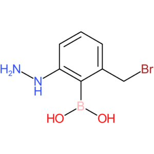 [2-(bromomethyl)-6-hydrazinylphenyl]boronic acid