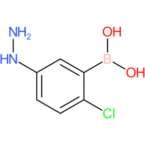 (2-chloro-5-hydrazinylphenyl)boronic acid
