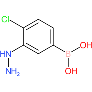 (4-chloro-3-hydrazinylphenyl)boronic acid