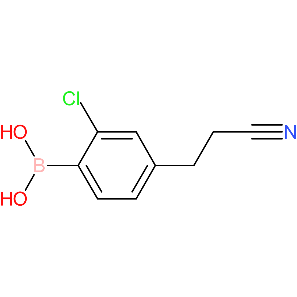 [2-chloro-4-(2-cyanoethyl)phenyl]boronic acid
