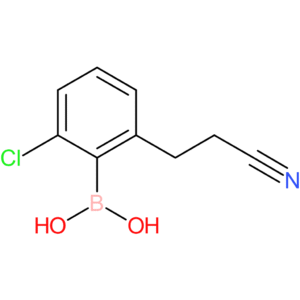 [2-chloro-6-(2-cyanoethyl)phenyl]boronic acid
