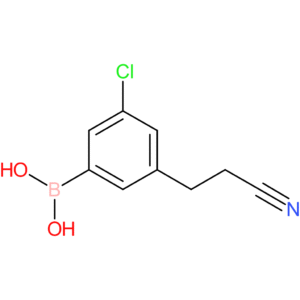 [3-chloro-5-(2-cyanoethyl)phenyl]boronic acid