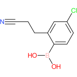 [4-chloro-2-(2-cyanoethyl)phenyl]boronic acid