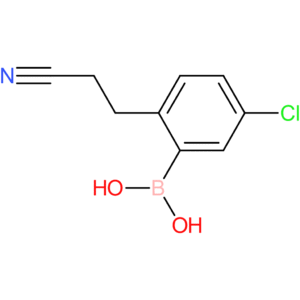 [5-chloro-2-(2-cyanoethyl)phenyl]boronic acid