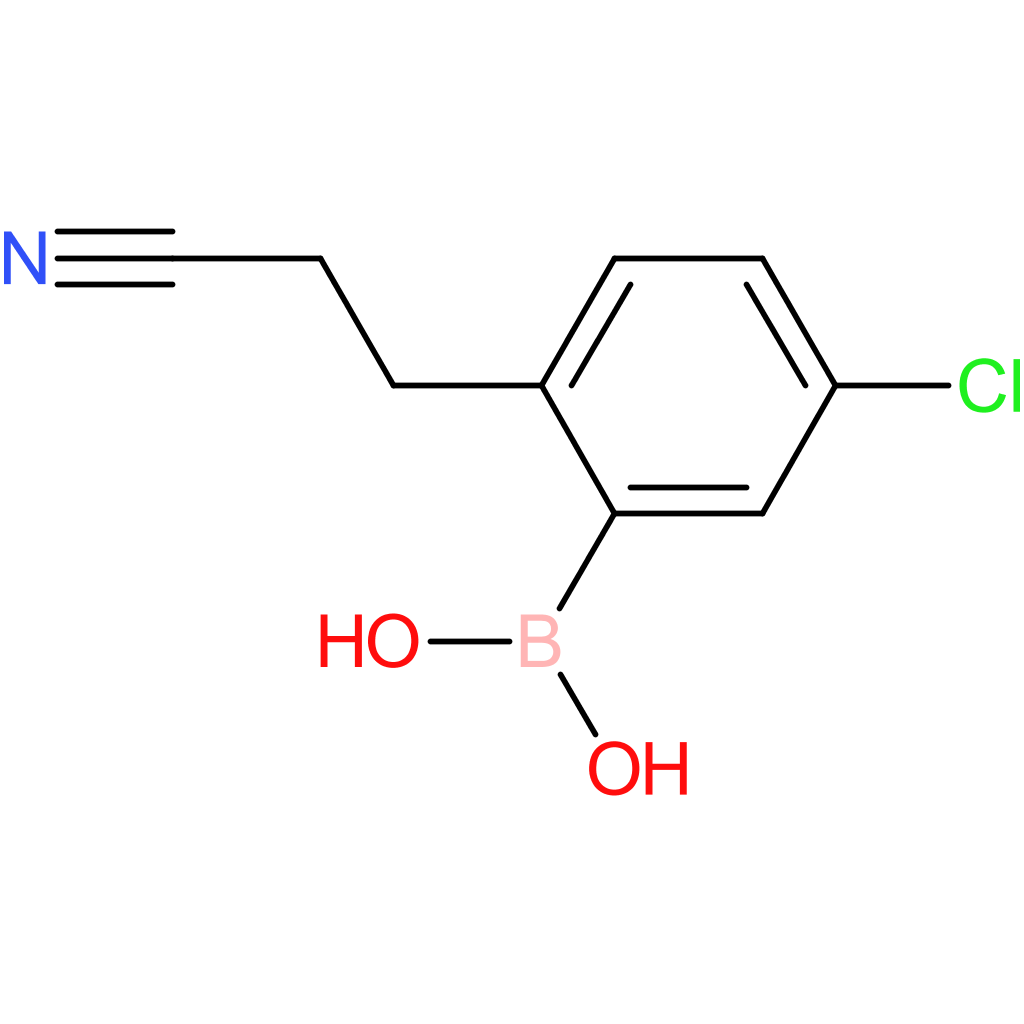 [5-chloro-2-(2-cyanoethyl)phenyl]boronic acid