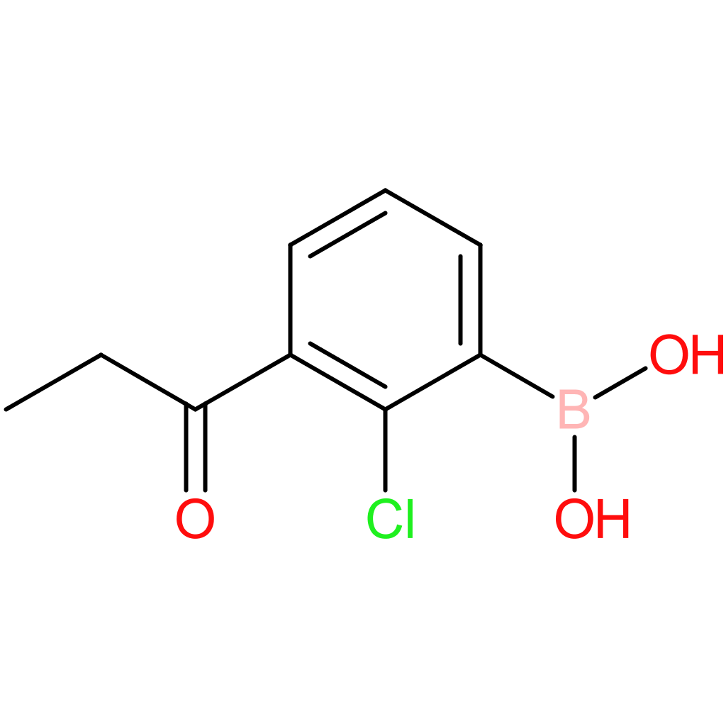 (2-chloro-3-propanoylphenyl)boronic acid