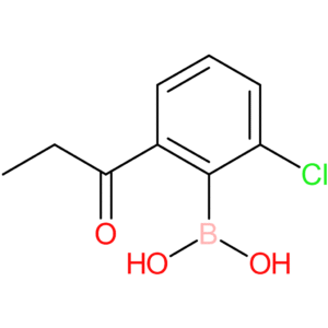 (2-chloro-6-propanoylphenyl)boronic acid