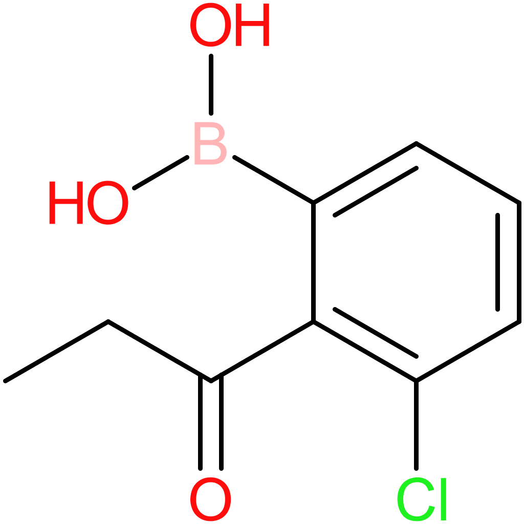 (3-chloro-2-propanoylphenyl)boronic acid