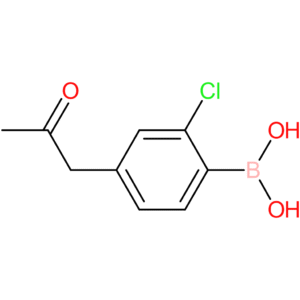 [2-chloro-4-(2-oxopropyl)phenyl]boronic acid