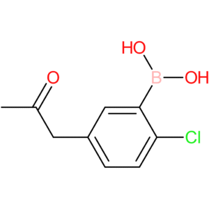 [2-chloro-5-(2-oxopropyl)phenyl]boronic acid