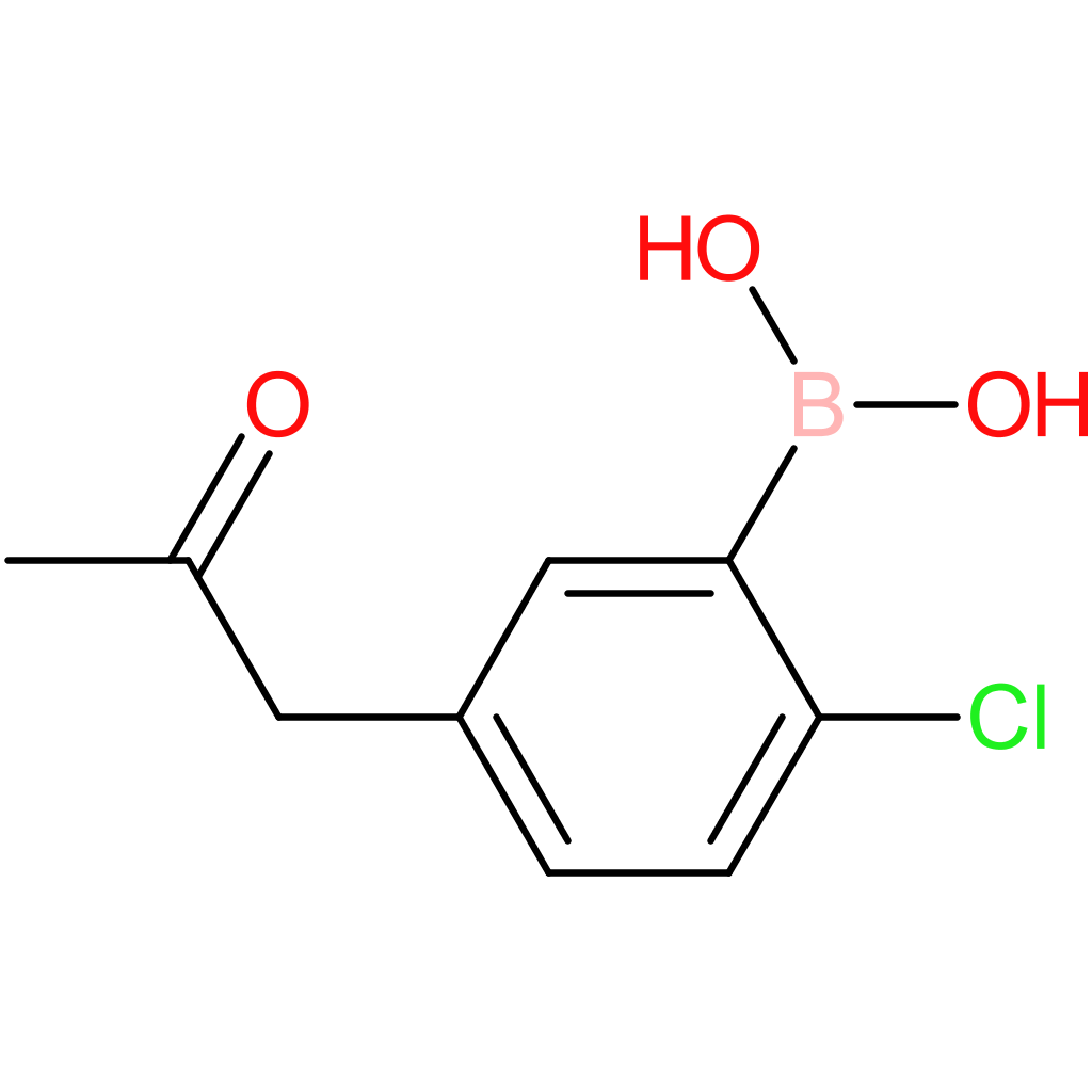 [2-chloro-5-(2-oxopropyl)phenyl]boronic acid