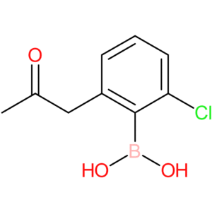 [2-chloro-6-(2-oxopropyl)phenyl]boronic acid