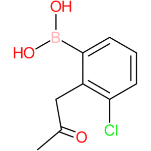 [3-chloro-2-(2-oxopropyl)phenyl]boronic acid