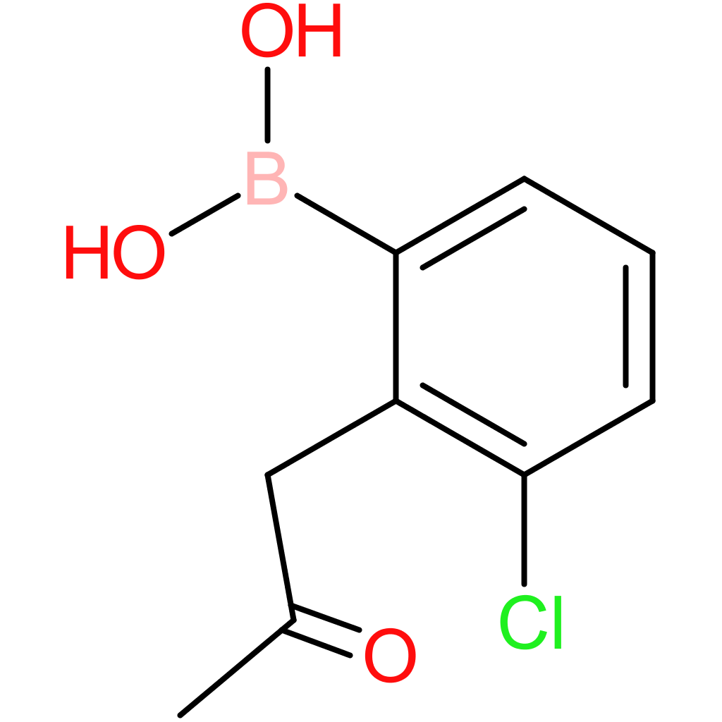 [3-chloro-2-(2-oxopropyl)phenyl]boronic acid