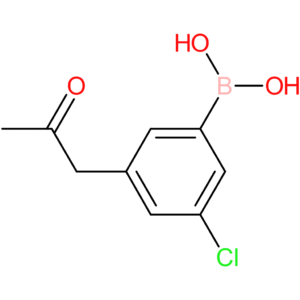 [3-chloro-5-(2-oxopropyl)phenyl]boronic acid