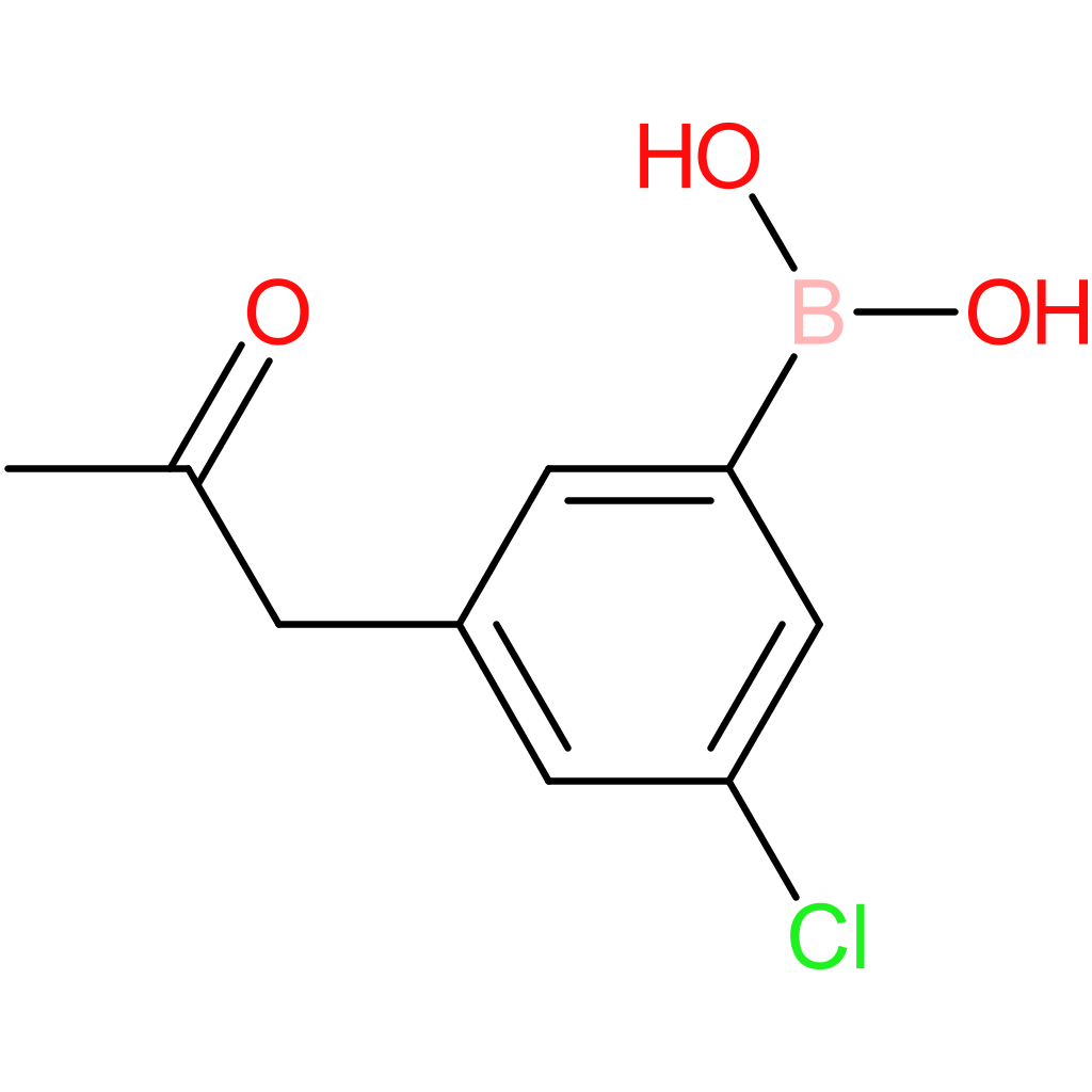 [3-chloro-5-(2-oxopropyl)phenyl]boronic acid