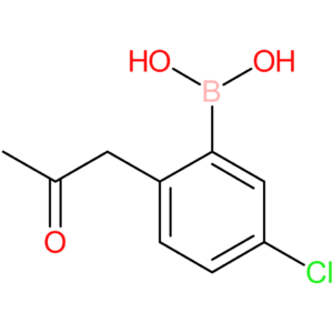 [5-chloro-2-(2-oxopropyl)phenyl]boronic acid