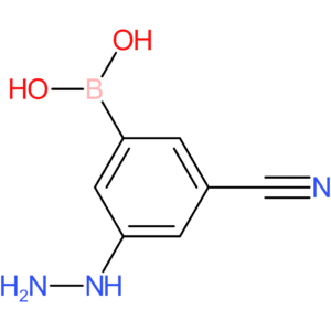 (3-cyano-5-hydrazinylphenyl)boronic acid