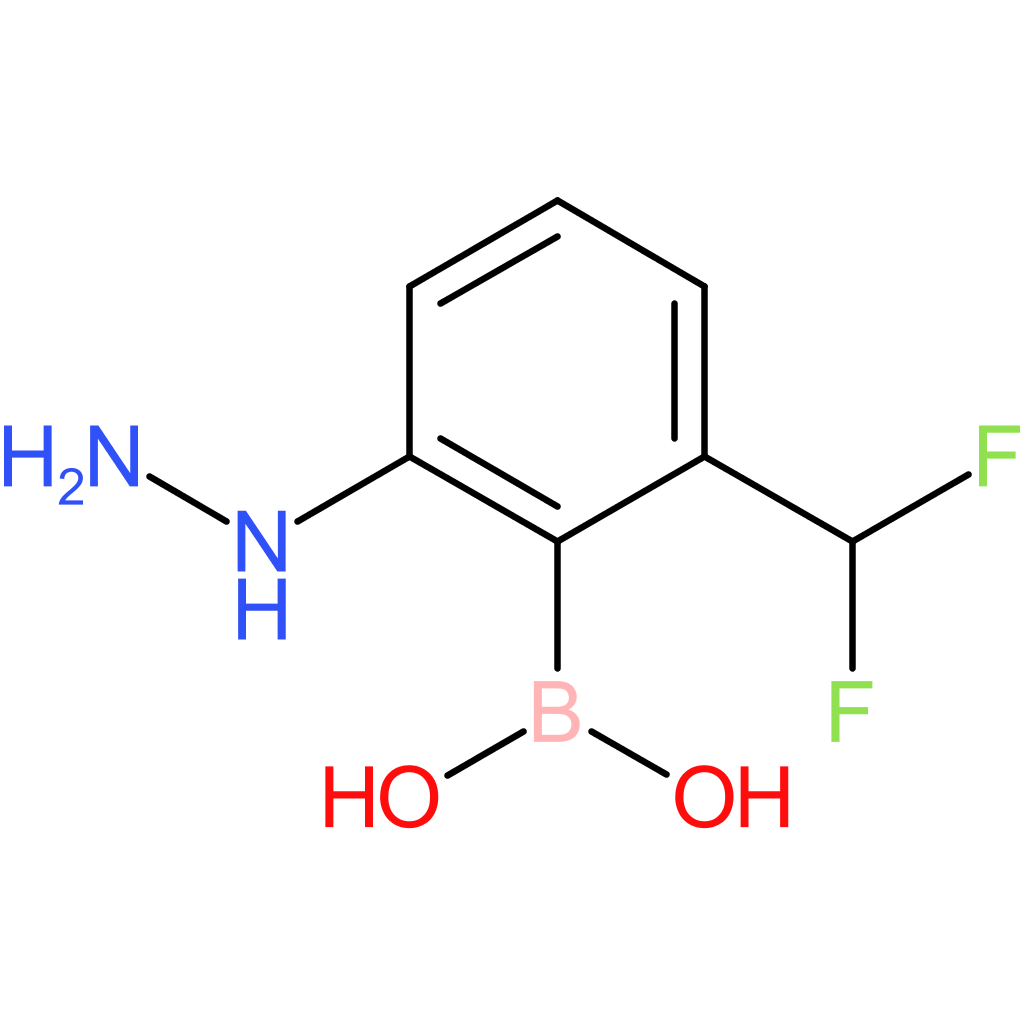 [2-(difluoromethyl)-6-hydrazinylphenyl]boronic acid