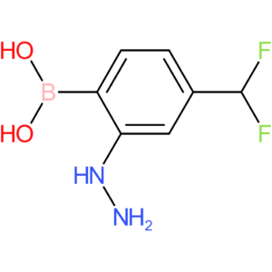 [4-(difluoromethyl)-2-hydrazinylphenyl]boronic acid