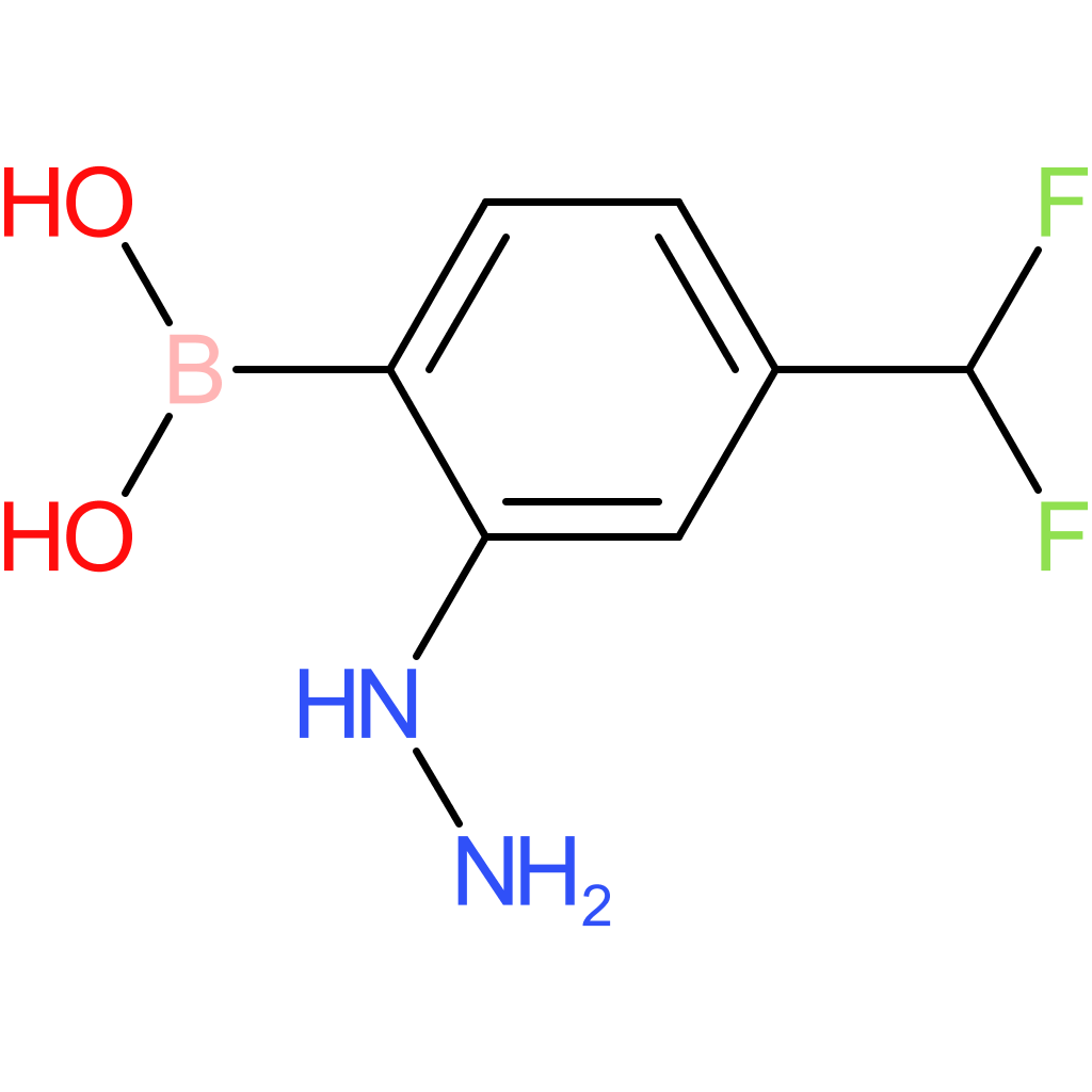 [4-(difluoromethyl)-2-hydrazinylphenyl]boronic acid