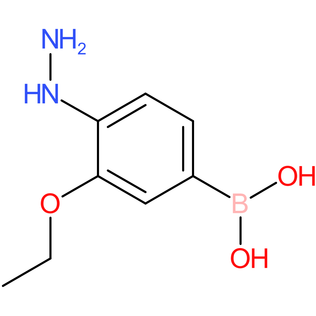 (3-ethoxy-4-hydrazinylphenyl)boronic acid