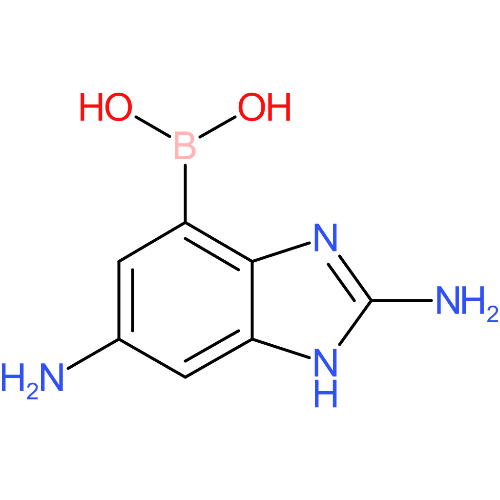 (2,6-diamino-1h-1,3-benzodiazol-4-yl)boronic acid