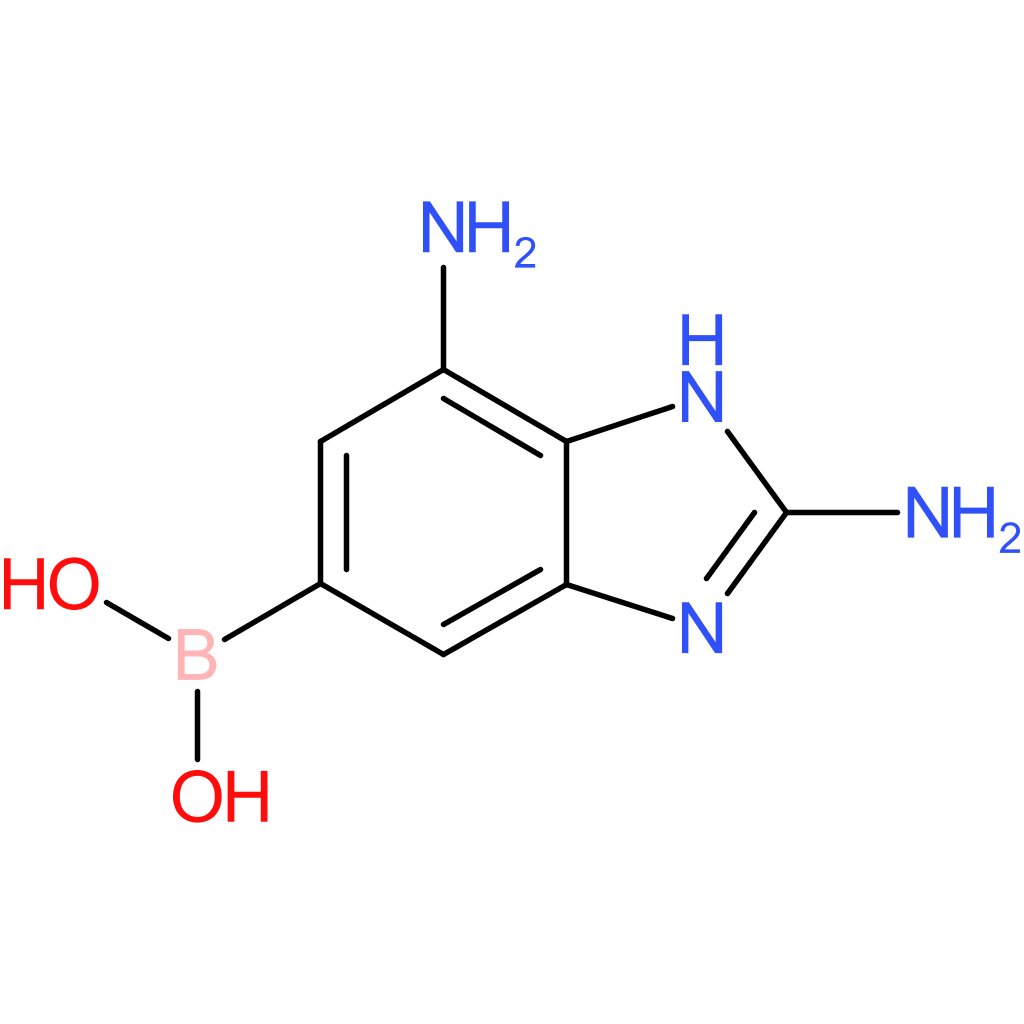 (2,7-diamino-1h-1,3-benzodiazol-5-yl)boronic acid