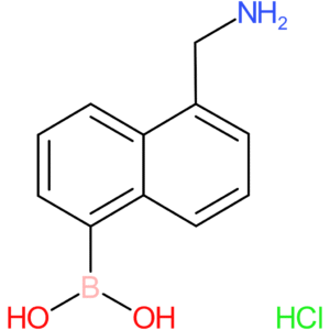 [5-(aminomethyl)-1-naphthyl]boronic acid hydrochloride