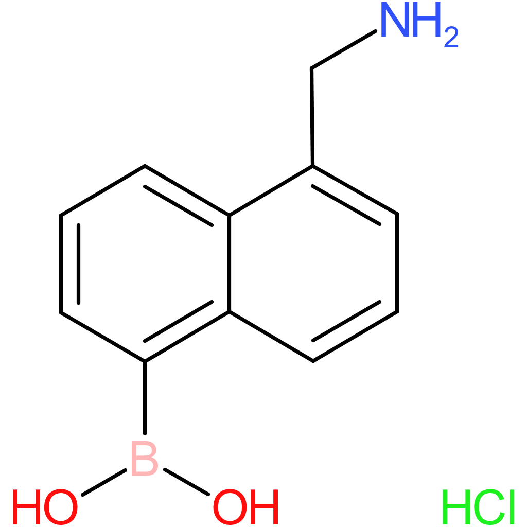 [5-(aminomethyl)-1-naphthyl]boronic acid hydrochloride