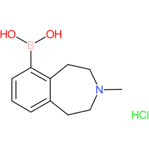 (3-methyl-2,3,4,5-tetrahydro-1h-3-benzazepin-6-yl)boronic acid hydrochloride