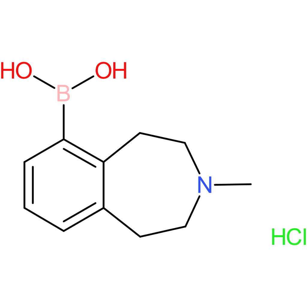 (3-methyl-2,3,4,5-tetrahydro-1h-3-benzazepin-6-yl)boronic acid hydrochloride