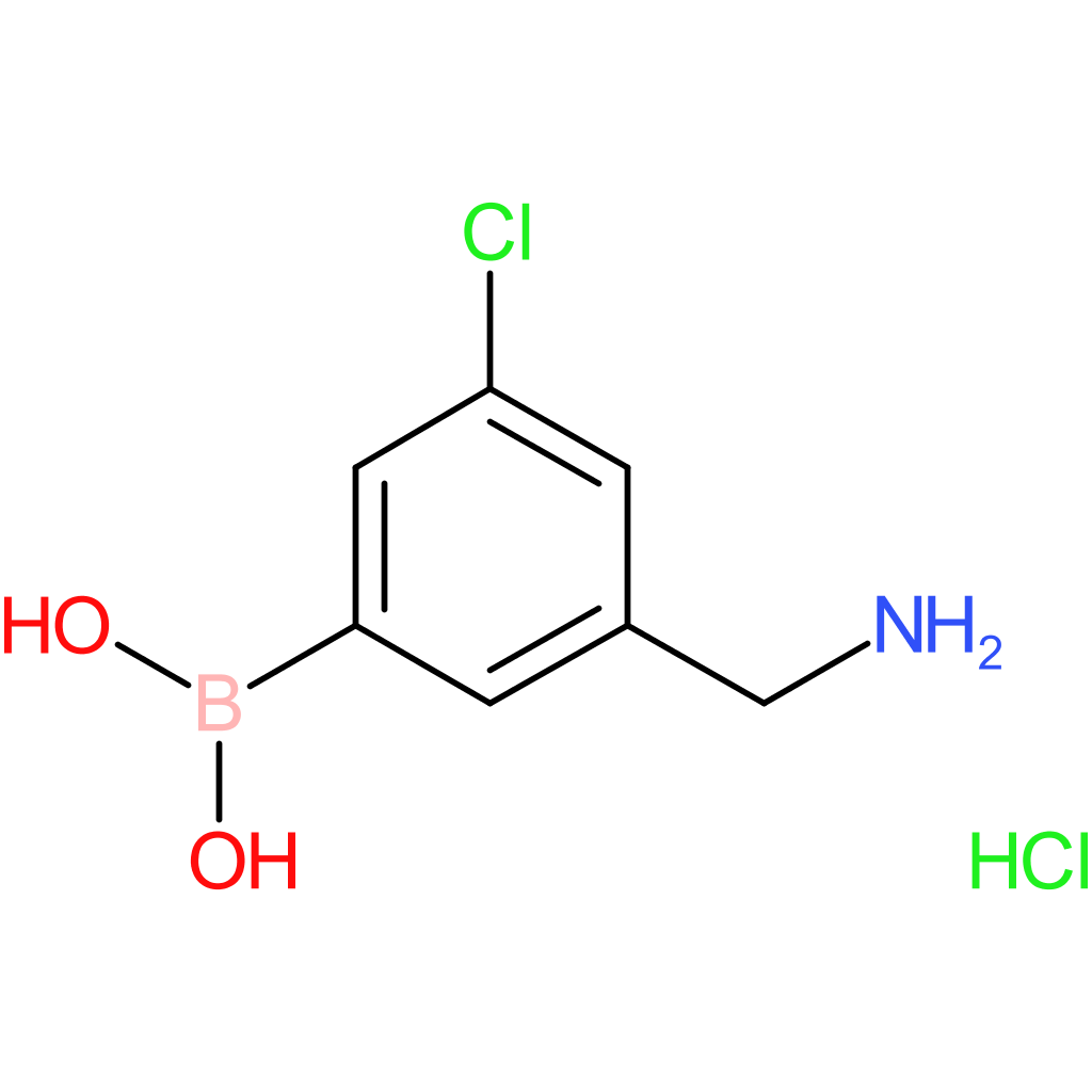 [3-(aminomethyl)-5-chlorophenyl]boronic acid hydrochloride