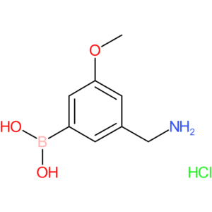 [3-(aminomethyl)-5-methoxyphenyl]boronic acid hydrochloride