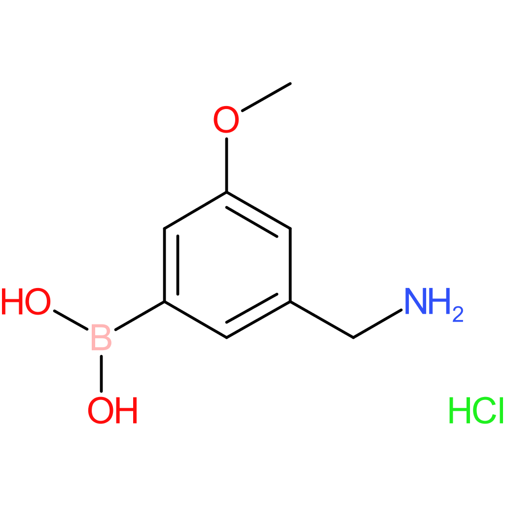 [3-(aminomethyl)-5-methoxyphenyl]boronic acid hydrochloride