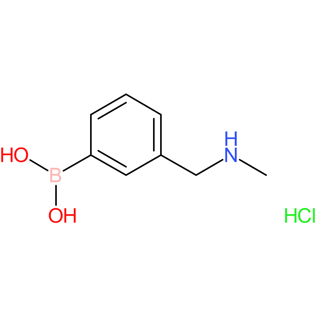 (3-[(methylamino)methyl]phenyl)boronic acid hydrochloride