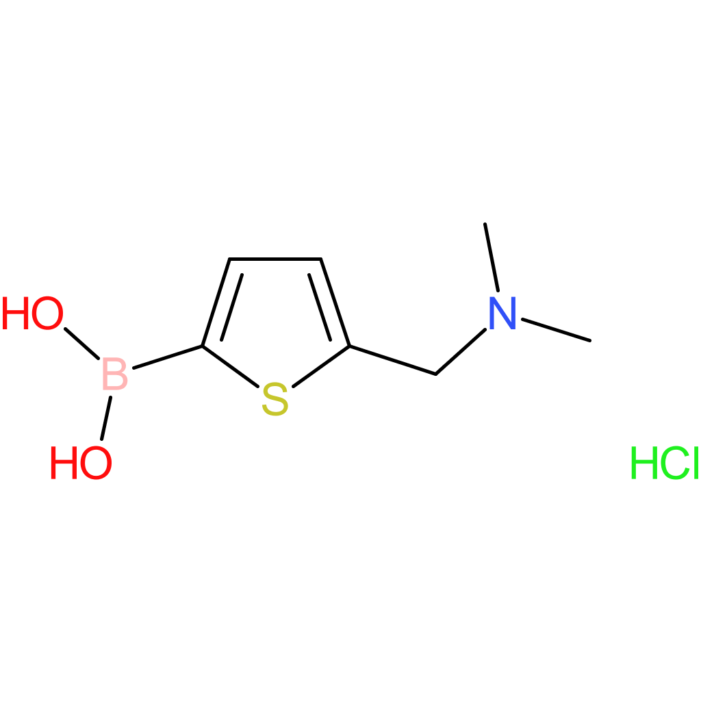 (5-[(dimethylamino)methyl]-2-thienyl)boronic acid hydrochloride