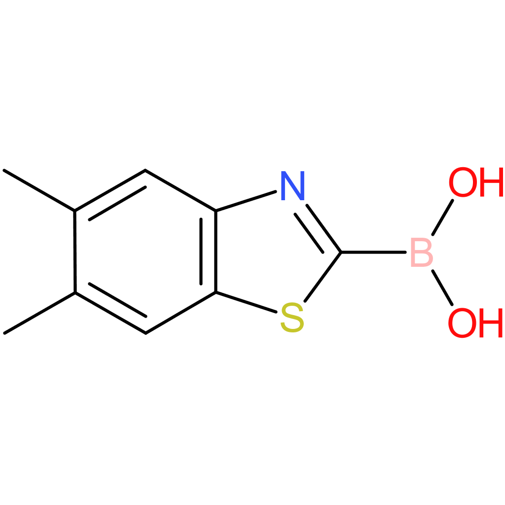 (5,6-dimethyl-1,3-benzothiazol-2-yl)boronic acid