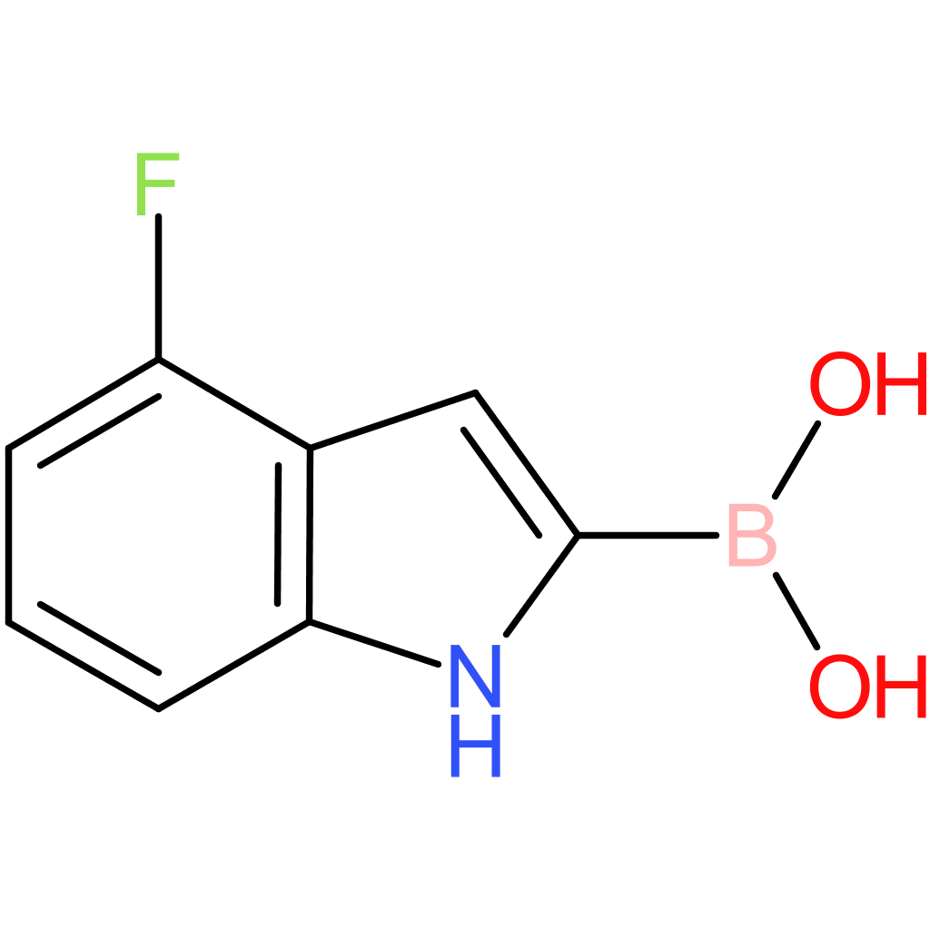 (4-fluoro-1h-indol-2-yl)boronic acid