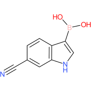 (6-cyano-1h-indol-3-yl)boronic acid
