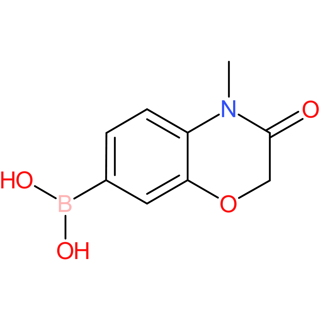 b-(3,4-dihydro-4-methyl-3-oxo-2h-1,4-benzoxazin-7-yl)-boronic acid