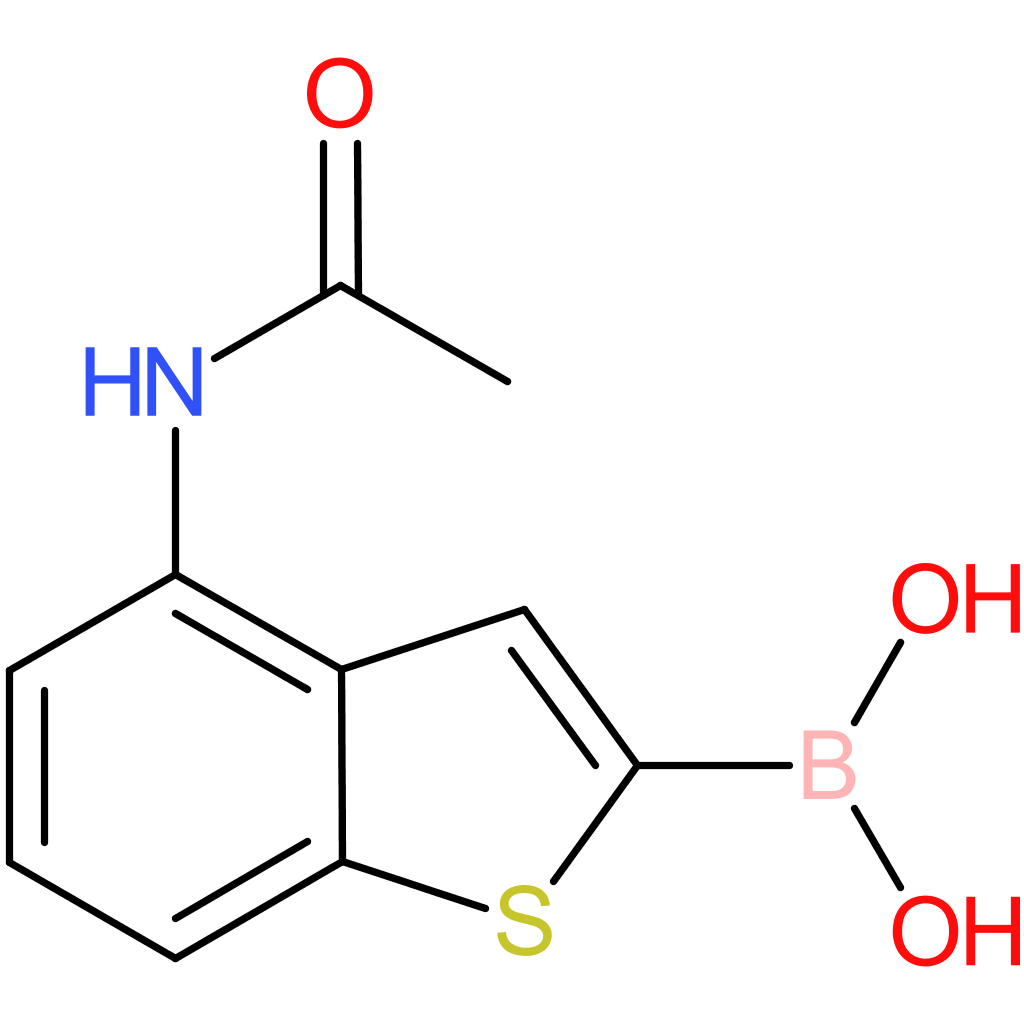 b-[4-(acetylamino)benzo[b]thien-2-yl]-boronic acid