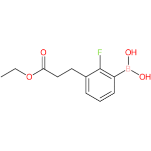 3-(3-ethoxy-3-oxopropyl)-2-fluorophenylboronic acid