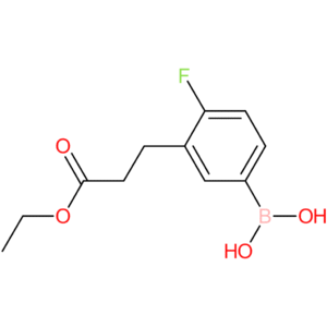 3-(3-ethoxy-3-oxopropyl)-4-fluorophenylboronic acid
