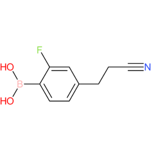 [4-(2-cyanoethyl)-2-fluorophenyl]boronic acid