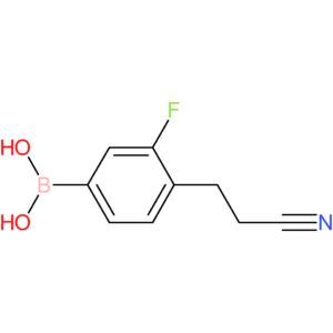 [4-(2-cyanoethyl)-3-fluorophenyl]boronic acid
