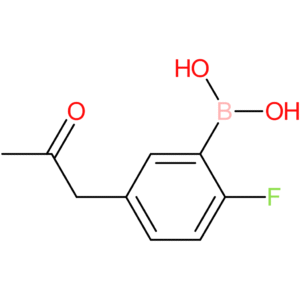 [2-fluoro-5-(2-oxopropyl)phenyl]boronic acid