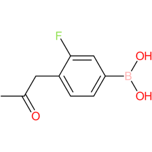 [3-fluoro-4-(2-oxopropyl)phenyl]boronic acid