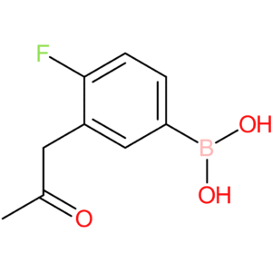 [4-fluoro-3-(2-oxopropyl)phenyl]boronic acid