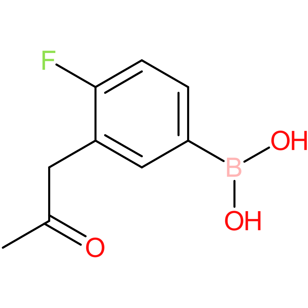 [4-fluoro-3-(2-oxopropyl)phenyl]boronic acid